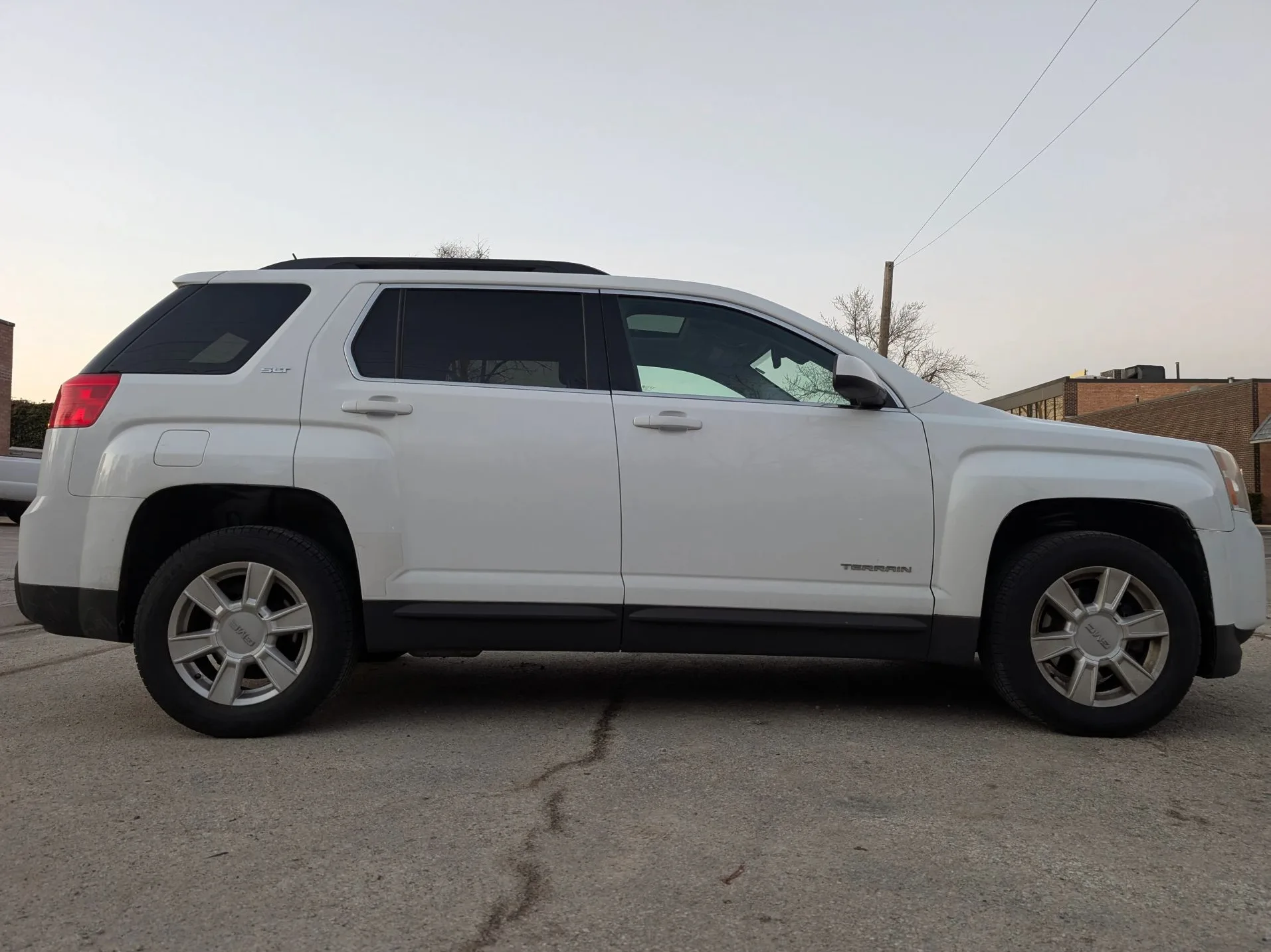 2013 GMC Terrain SLT-1 White — view 6