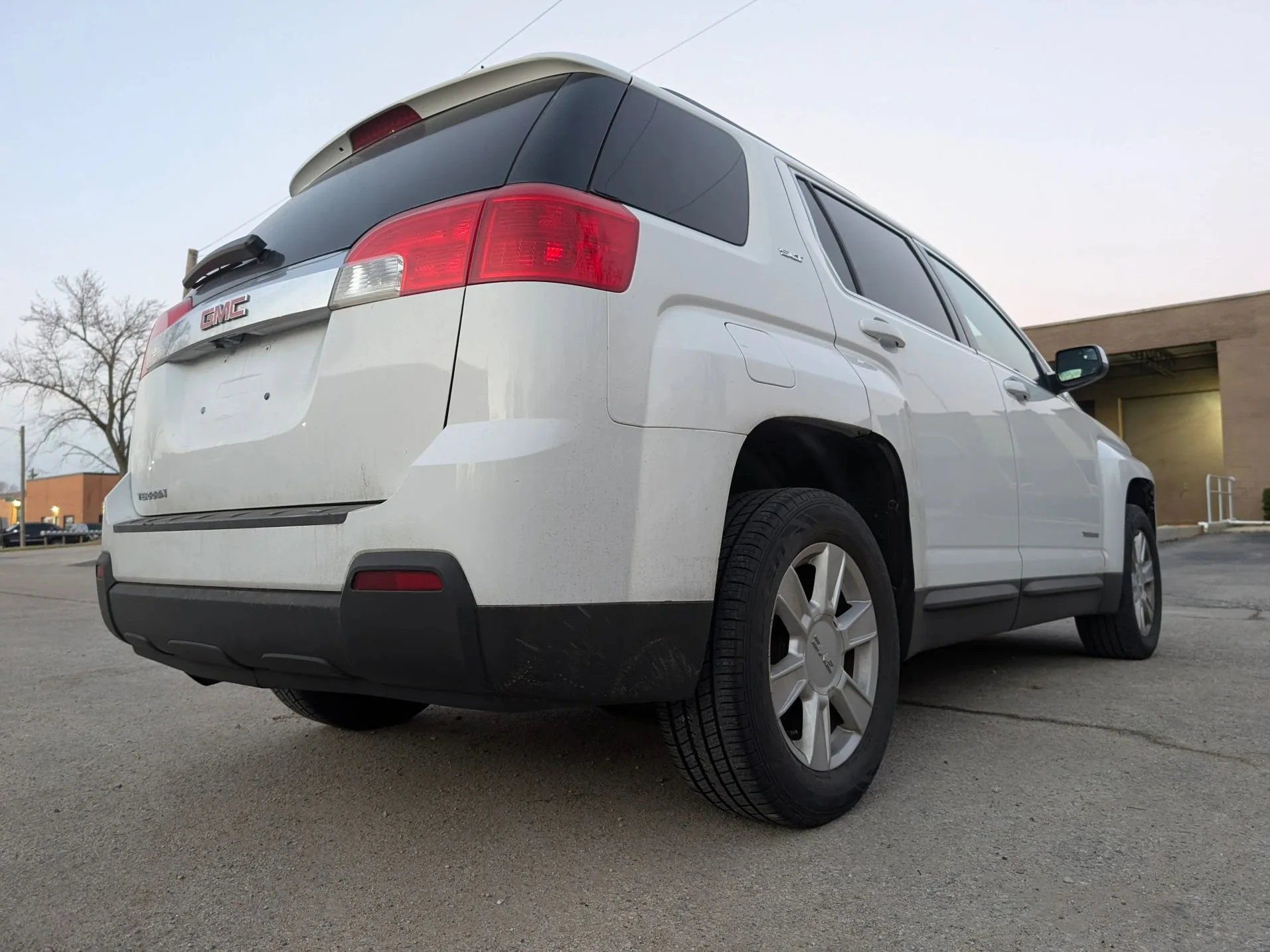 2013 GMC Terrain SLT-1 White — view 3
