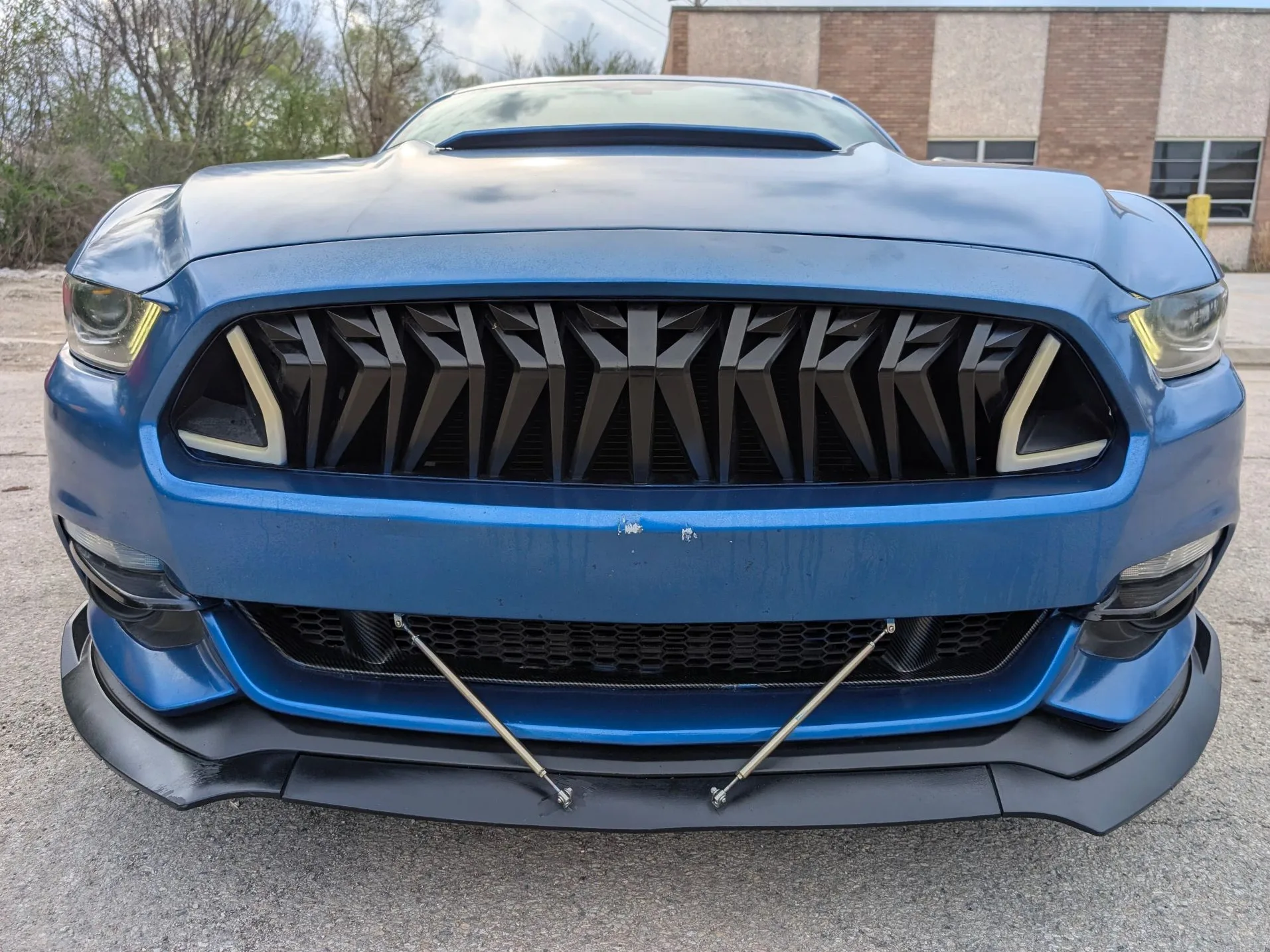 2017 Ford Mustang EcoBoost Premium Blue — view 9