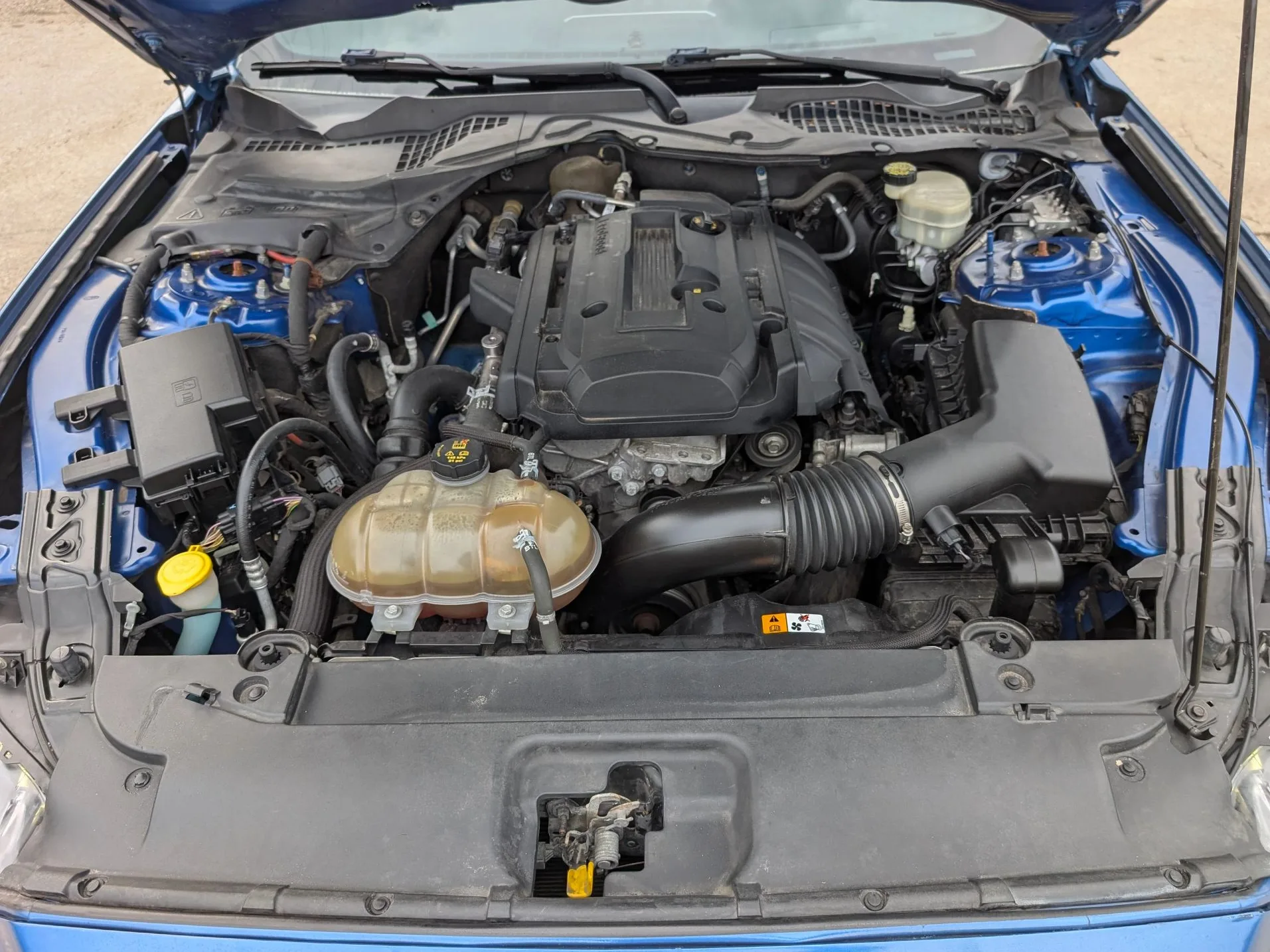 2017 Ford Mustang EcoBoost Premium Blue — view 21