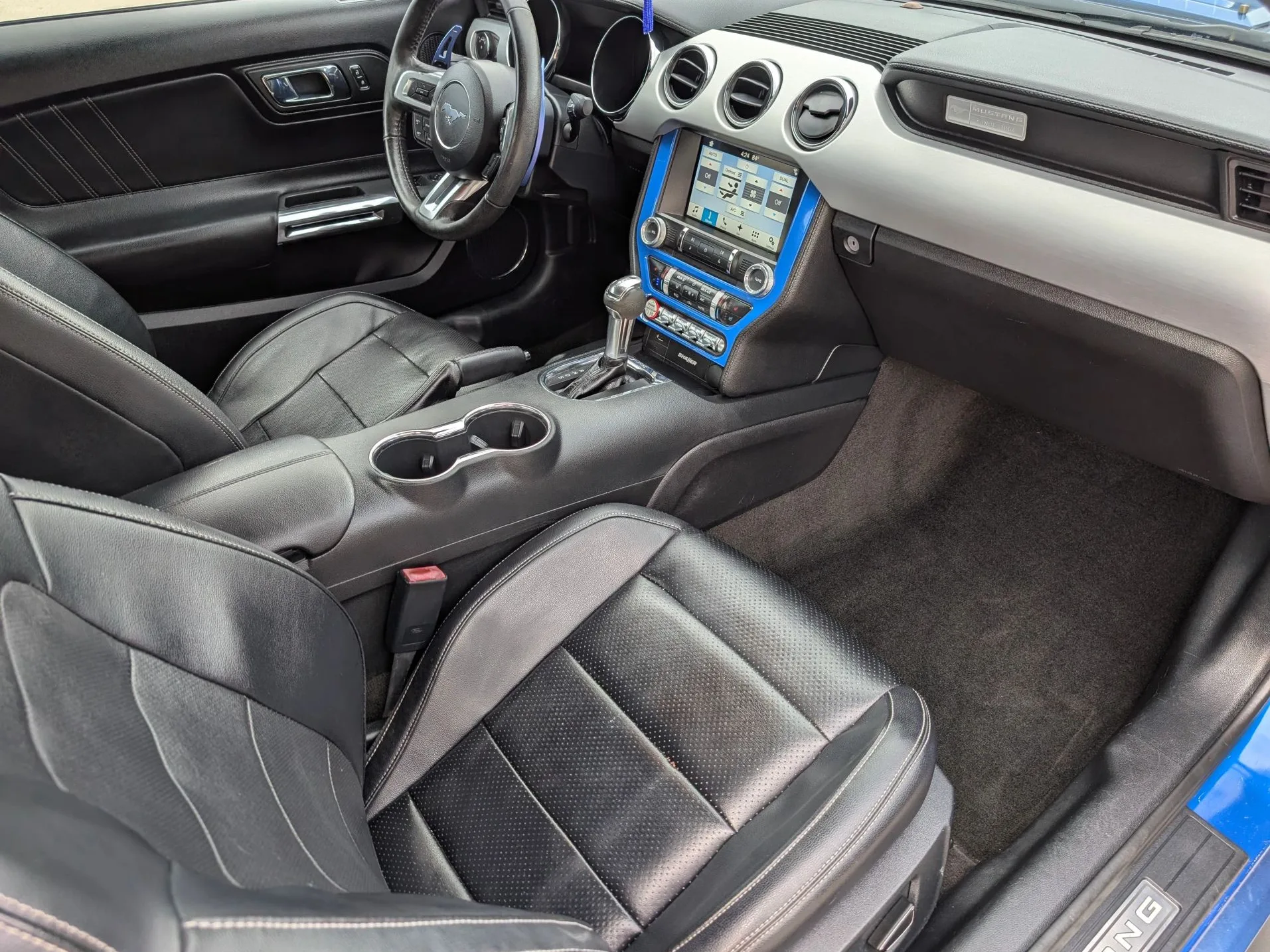 2017 Ford Mustang EcoBoost Premium Blue — view 15